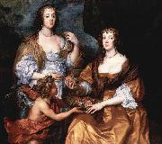 Anthony Van Dyck Portrat der Ladies Elisabeth Thimbleby und Dorothy Viscountess Andover painting
